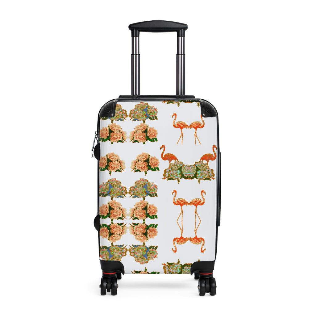 PRINTED LUXURIOUS TRAVEL SUITCASE