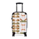PRINTED LUXURIOUS TRAVEL SUITCASE