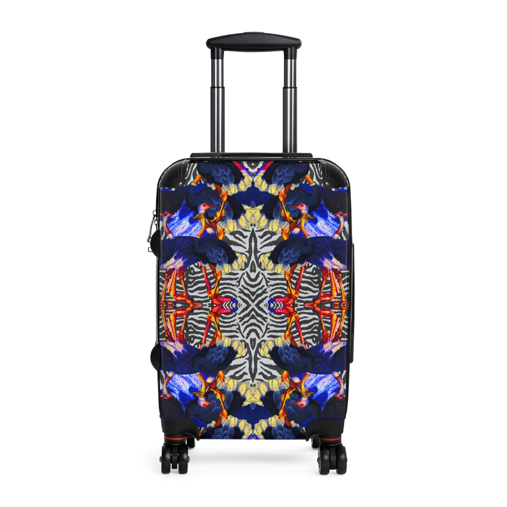 PRINTED LUXURIOUS TRAVEL SUITCASE
