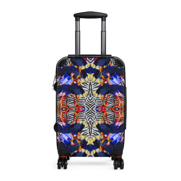 PRINTED LUXURIOUS TRAVEL SUITCASE