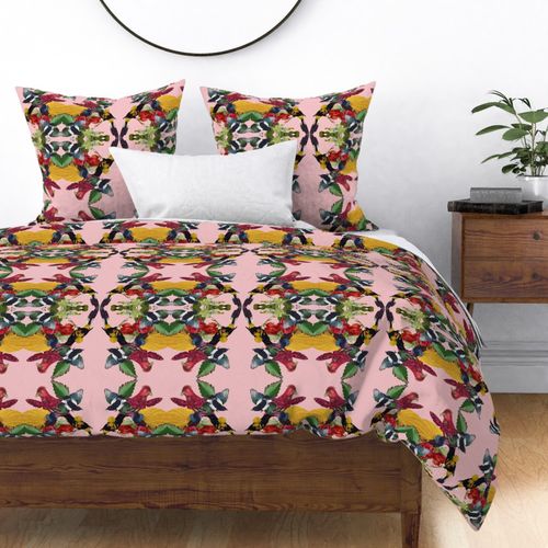 LUSANDU DUVET COVER-PINK