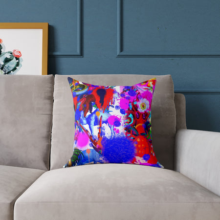 PAINTED MEDIUM CUSHION - NOIR