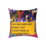 Quote PAINTED MEDIUM CUSHION - WHITE