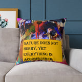 Quote PAINTED MEDIUM CUSHION - WHITE