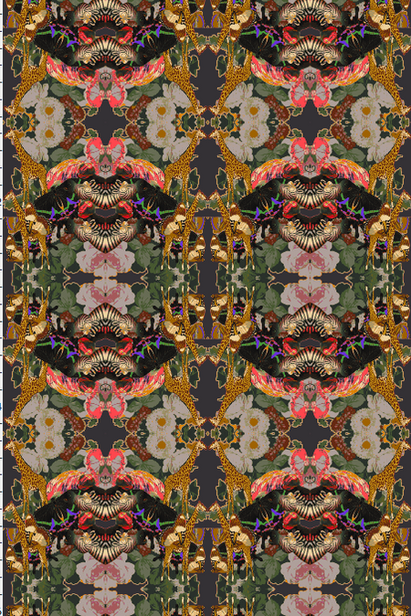 JARDIN DE FLEUR WILD - PETROL