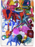 KINSHASA PAINT TEA TOWEL