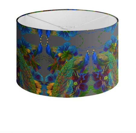 OZZIE PAINT DRUM LAMPSHADE