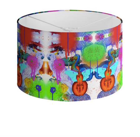 KINSHASA PAINT DRUM LAMPSHADE