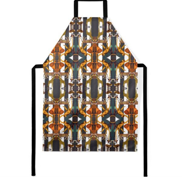 ANIMAL PRINT STRIPES APRON