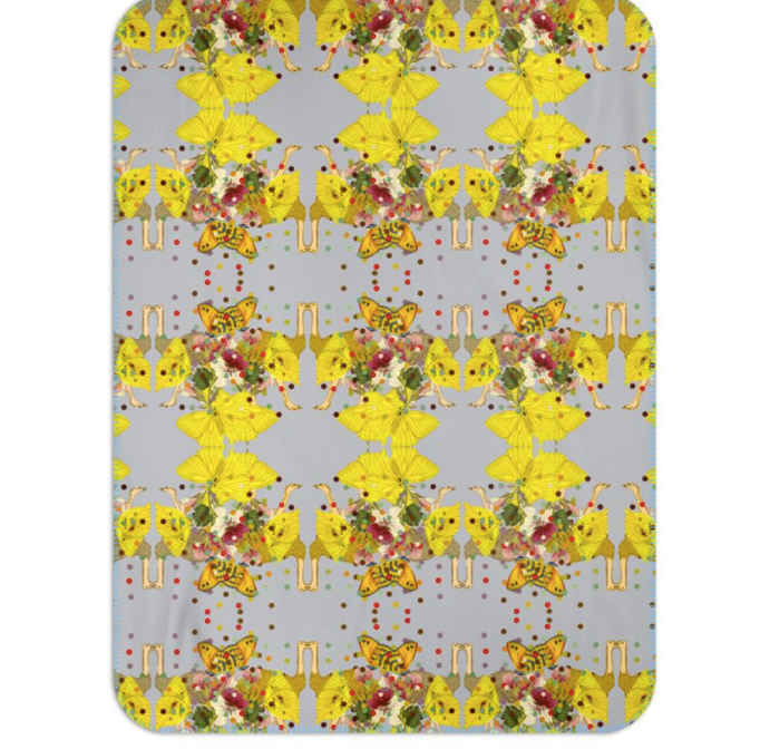 OSTRICH DOTS CHILDREN FLEECE BLANKET