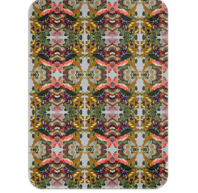 JARDIN DE FLEUR CHILDREN FLEECE BLANKET