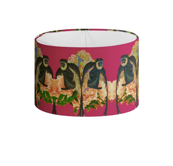 MAKAKU PEONIES DRUM LAMPSHADE