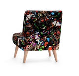 WILD BUTTERFLIES PAINT OCCASIONAL CHAIR