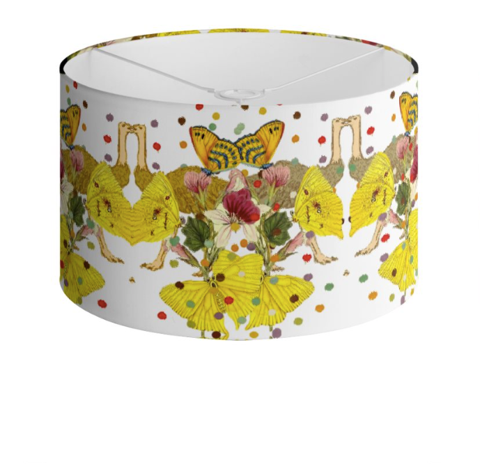 OSTRICH DOTS CHILDREN DRUM LAMPSHADE