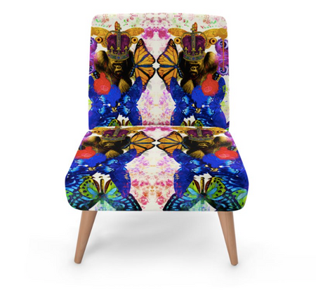 LUSANDU BOTTOM PAINT OCCASIONAL CHAIR