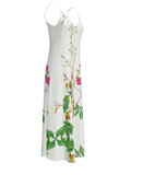 FLEUR SLIP SILK DRESS