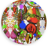 PAINTED PARTY PLATE