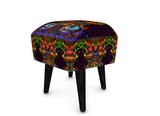 CONGO BUTTERFLY PAINT FOOTSTOOL