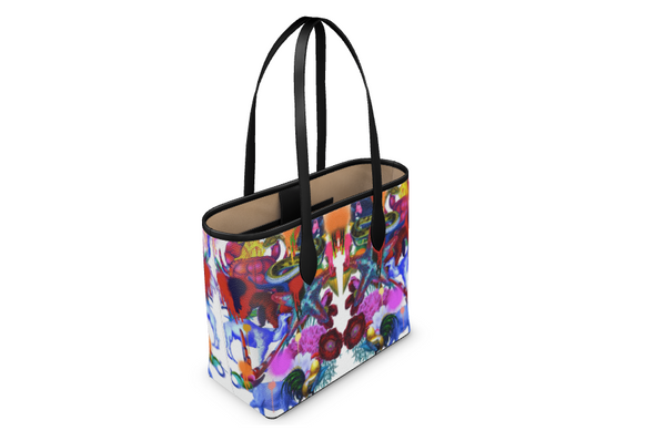 KINSHASA PAINT CITY TOTE BAG