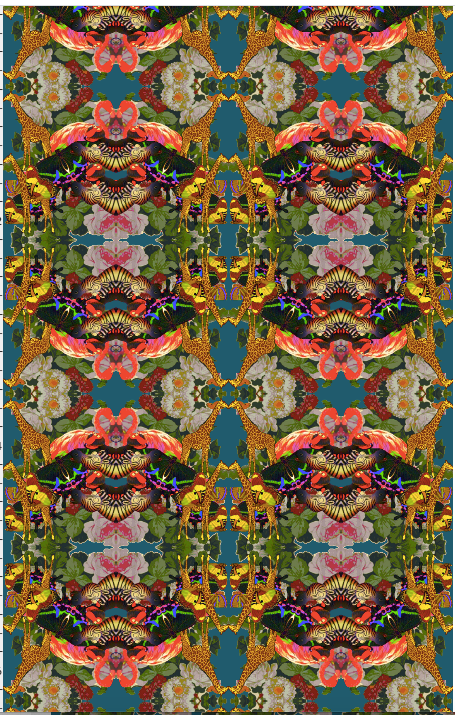 JARDIN DE FLEUR WILD - PETROL