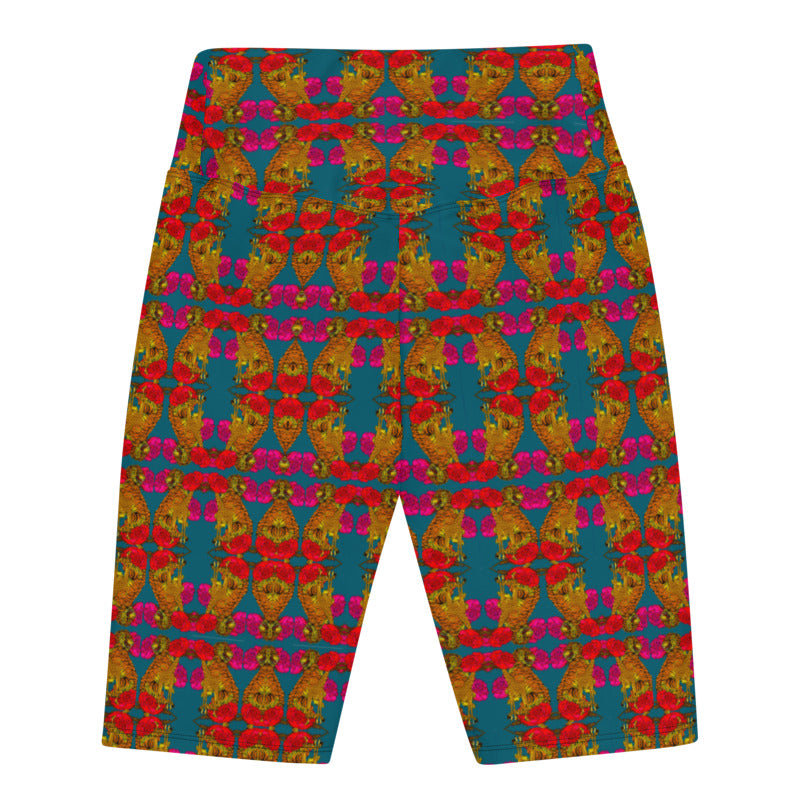 KINSHASA Print Biker Shorts