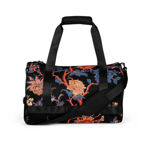 Duffle noir Printed Bag