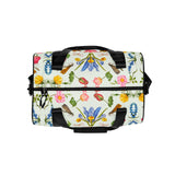 Duffle Printed Bag-White