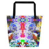 SELF PORTRAIT PAINT LARGE TOTE BAG