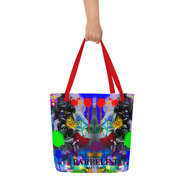 SISTERS PAINT LARGE TOTE BAG