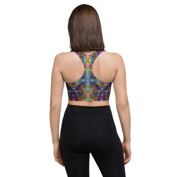 MAKETA Print Longline Sports Bra