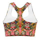 JARDIN DE FLEUR Print Longline Sports Bra