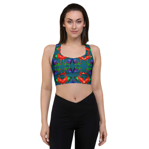 RENATE Print Longline Sports Bra
