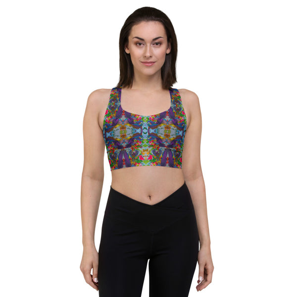 MAKETA Print Longline Sports Bra
