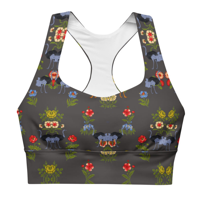 SOIREE Print Longline Sports Bra