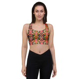 JARDIN DE FLEUR Print Longline Sports Bra