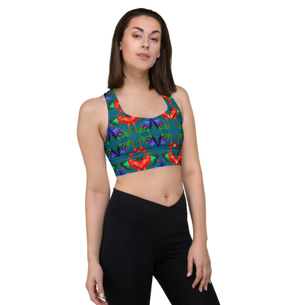 RENATE Print Longline Sports Bra