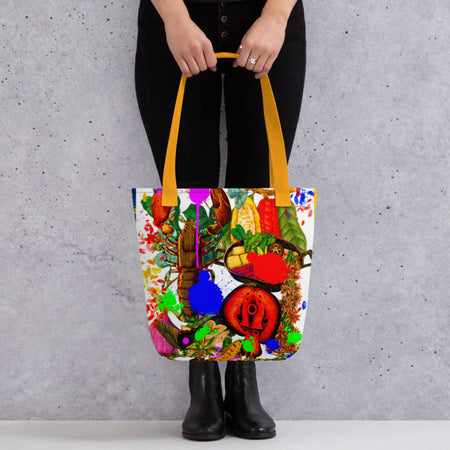 PAINTED TOTE BAG