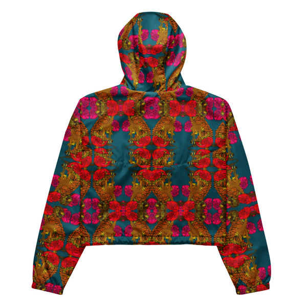 Jazzy Cropped Windbreaker