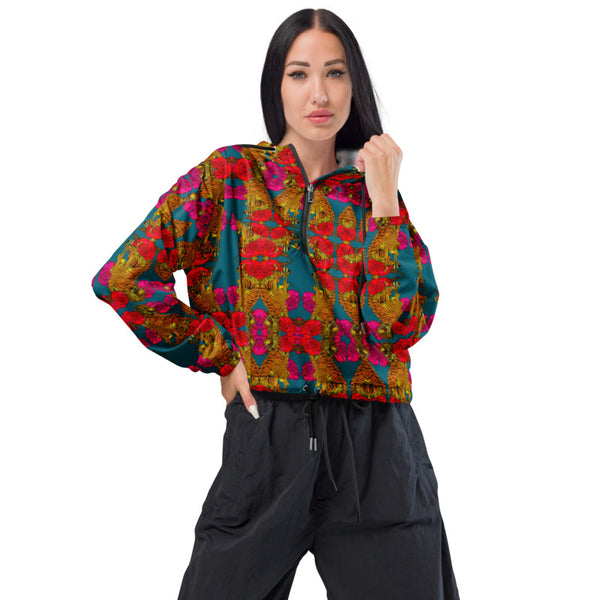 Jazzy Cropped Windbreaker