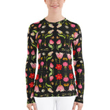 Lizzie print Women's Rash Guard