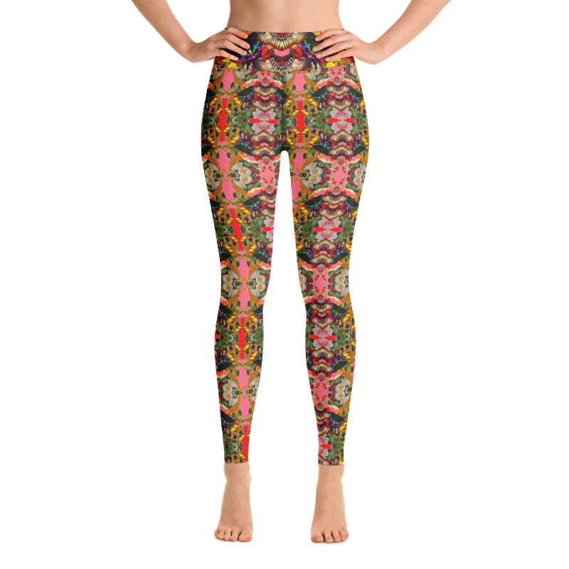 JARDIN DE FLEUR Print Yoga Leggings