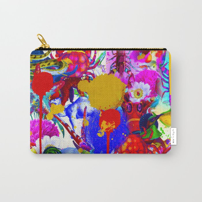 Painted carry all-pouch