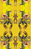 CERCLE D'ANIMAUX-JAUNE