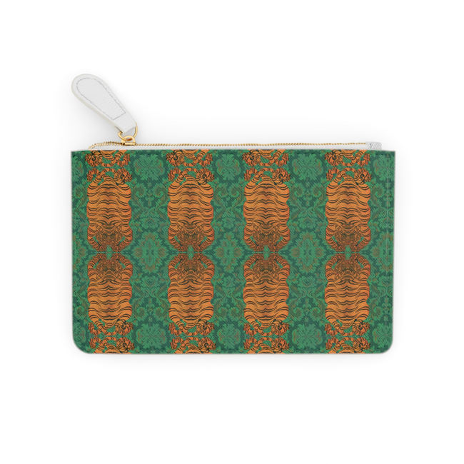 Tigre Printed mini clutch bag