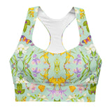 Marylyn Print Longline Sports Bra