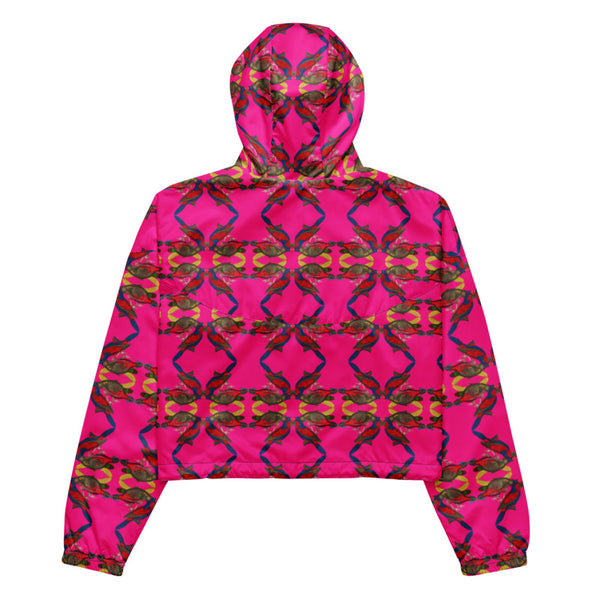 Pheasant Cropped Windbreaker