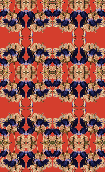 OSTRICH PEONY - Burnt red