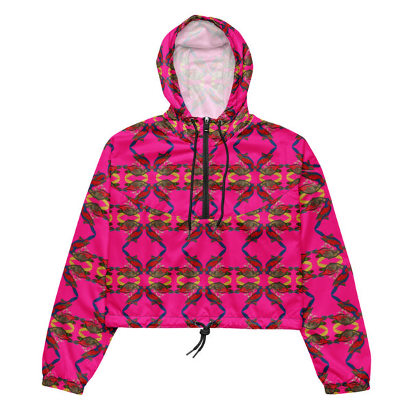Pheasant Cropped Windbreaker