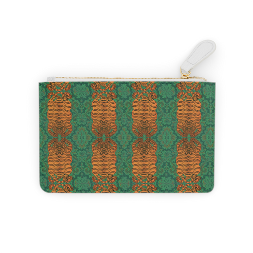 Tigre Printed mini clutch bag