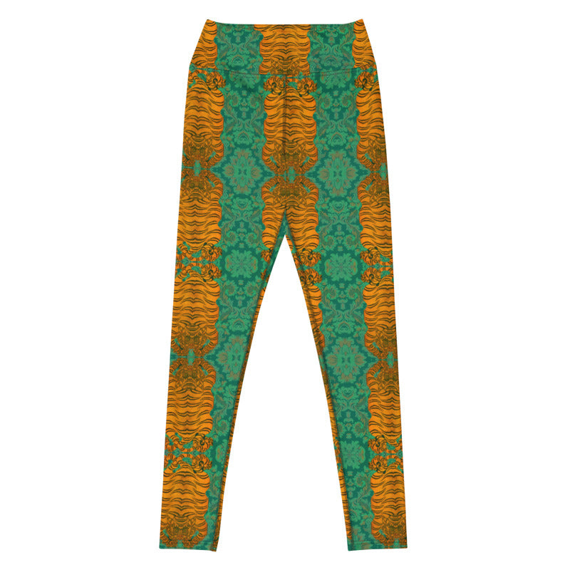 Tibetan Print Yoga Leggings